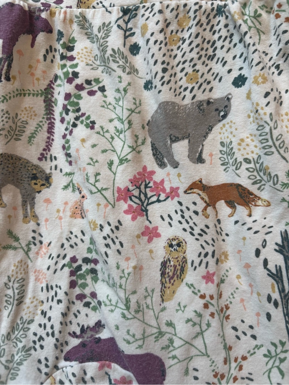 Tea Collection Long Sleeve Romper with Wildlife Print - Picture 5 of 5